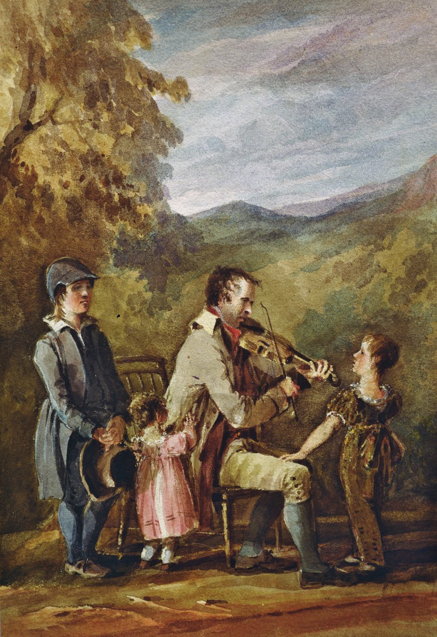 Blind Fiddler by John Harden