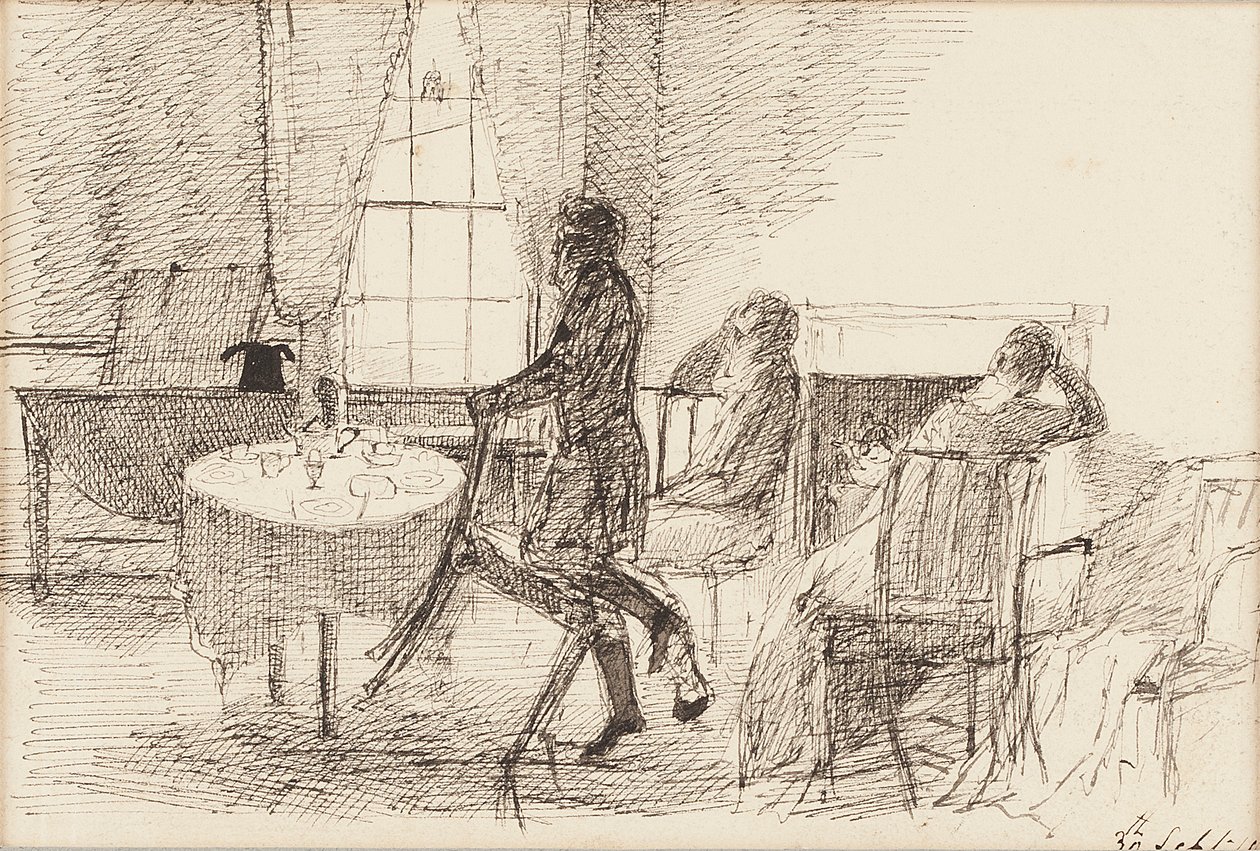 Breakfast table, 1810 by John Harden
