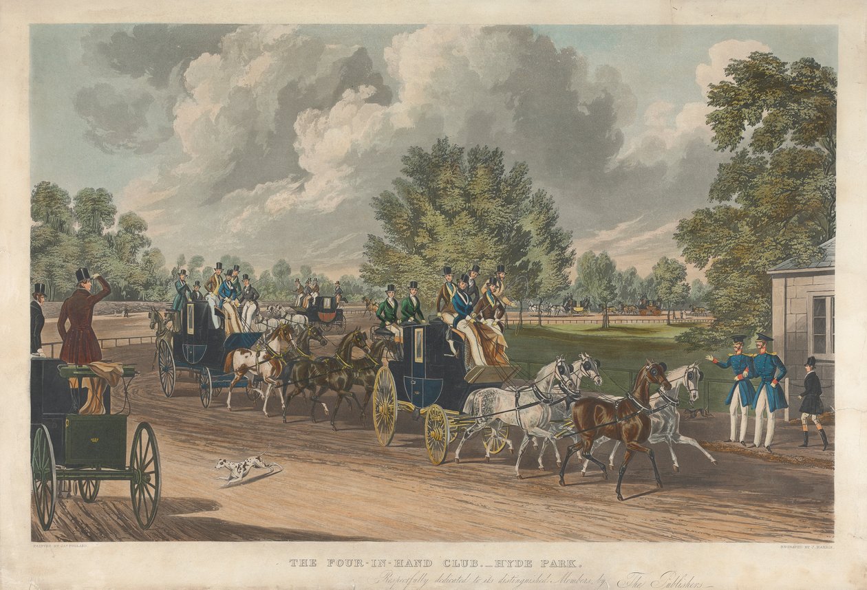 The Four-in-Hand Club, Hyde Park by John Harris