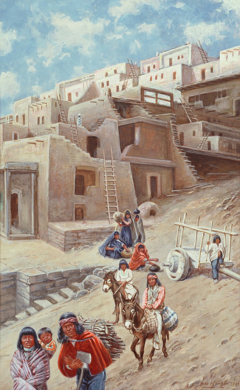 Pueblo Village by John Hauser