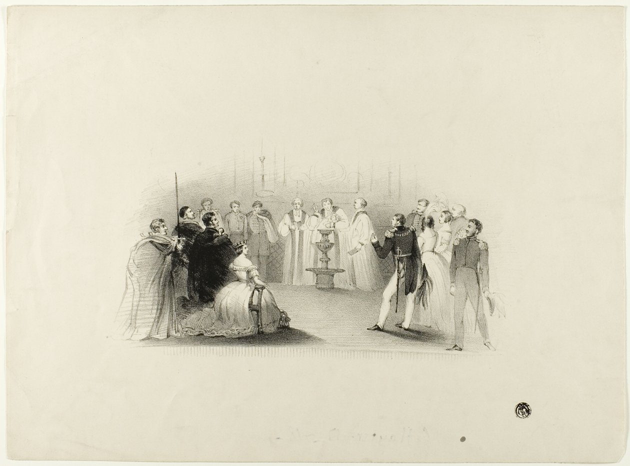 Christening of Edward VII by John Hayter