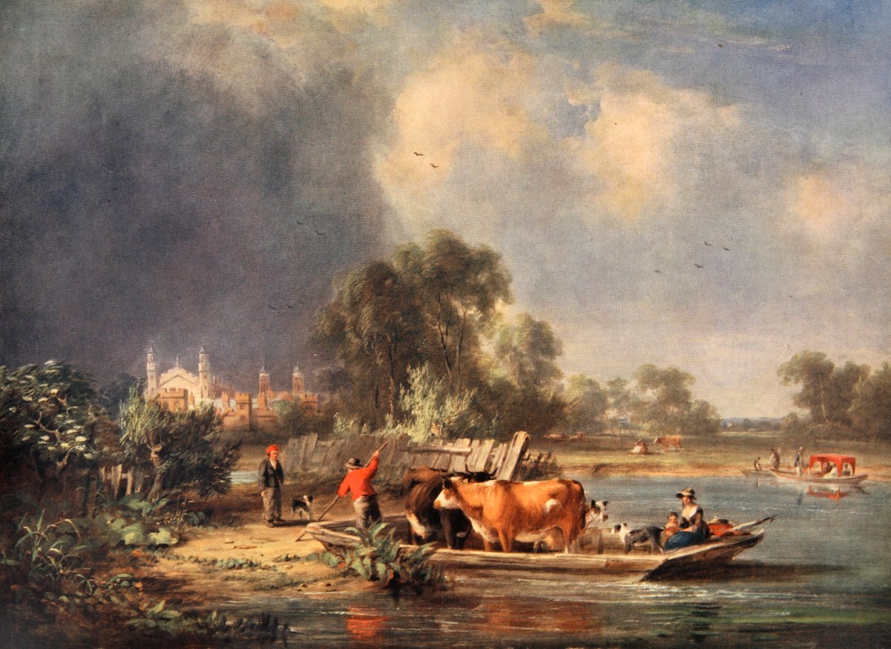 Eton from the River by John Hilder