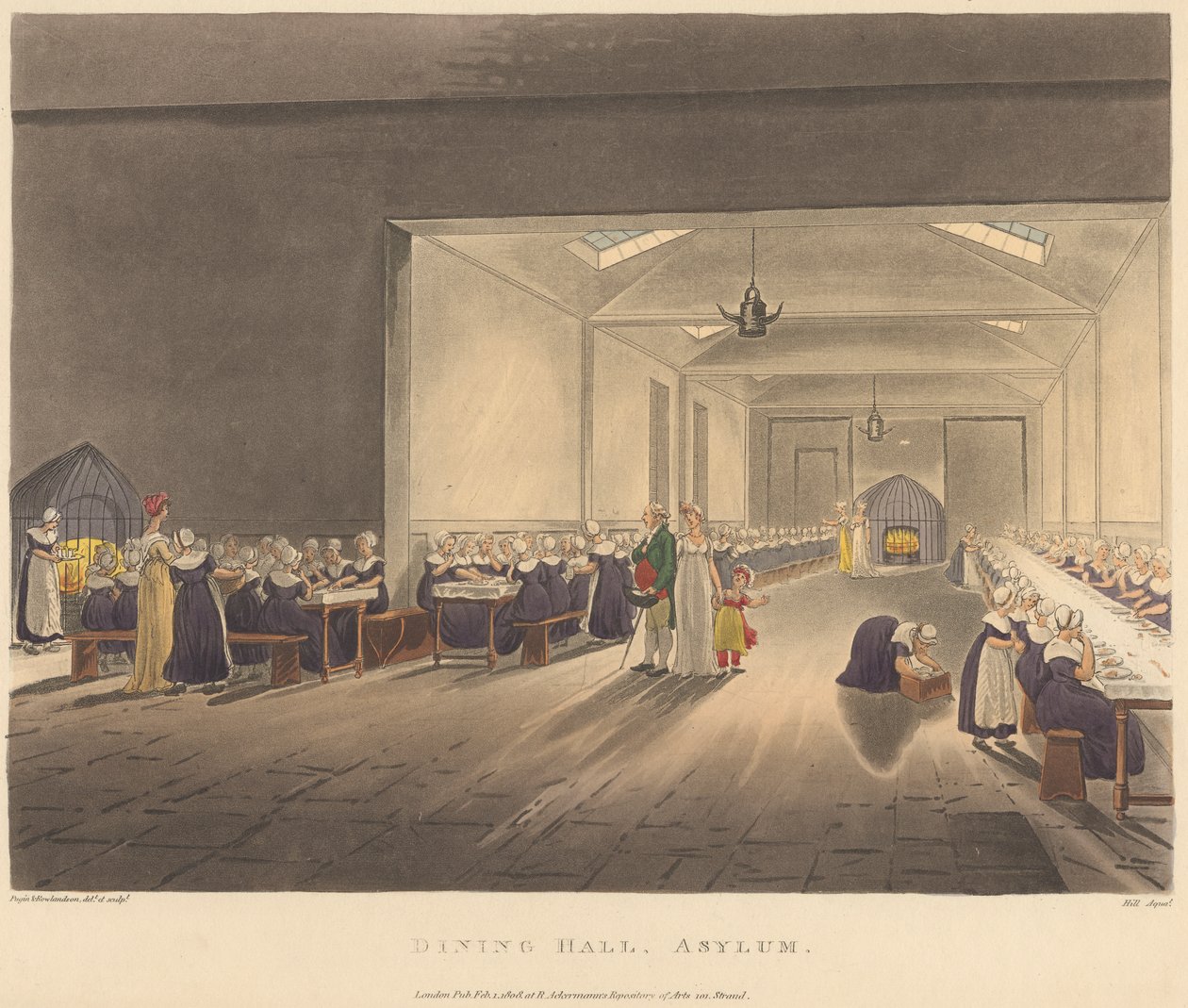 Dining Hall, Asylum by John Hill