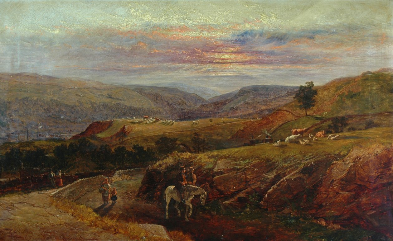 Burnley Valley from Crofts Stone by John Holland