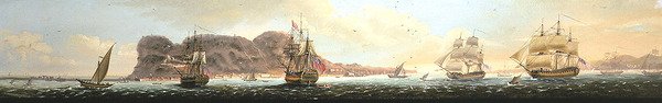 Shipping off Gibraltar by John Houlditch