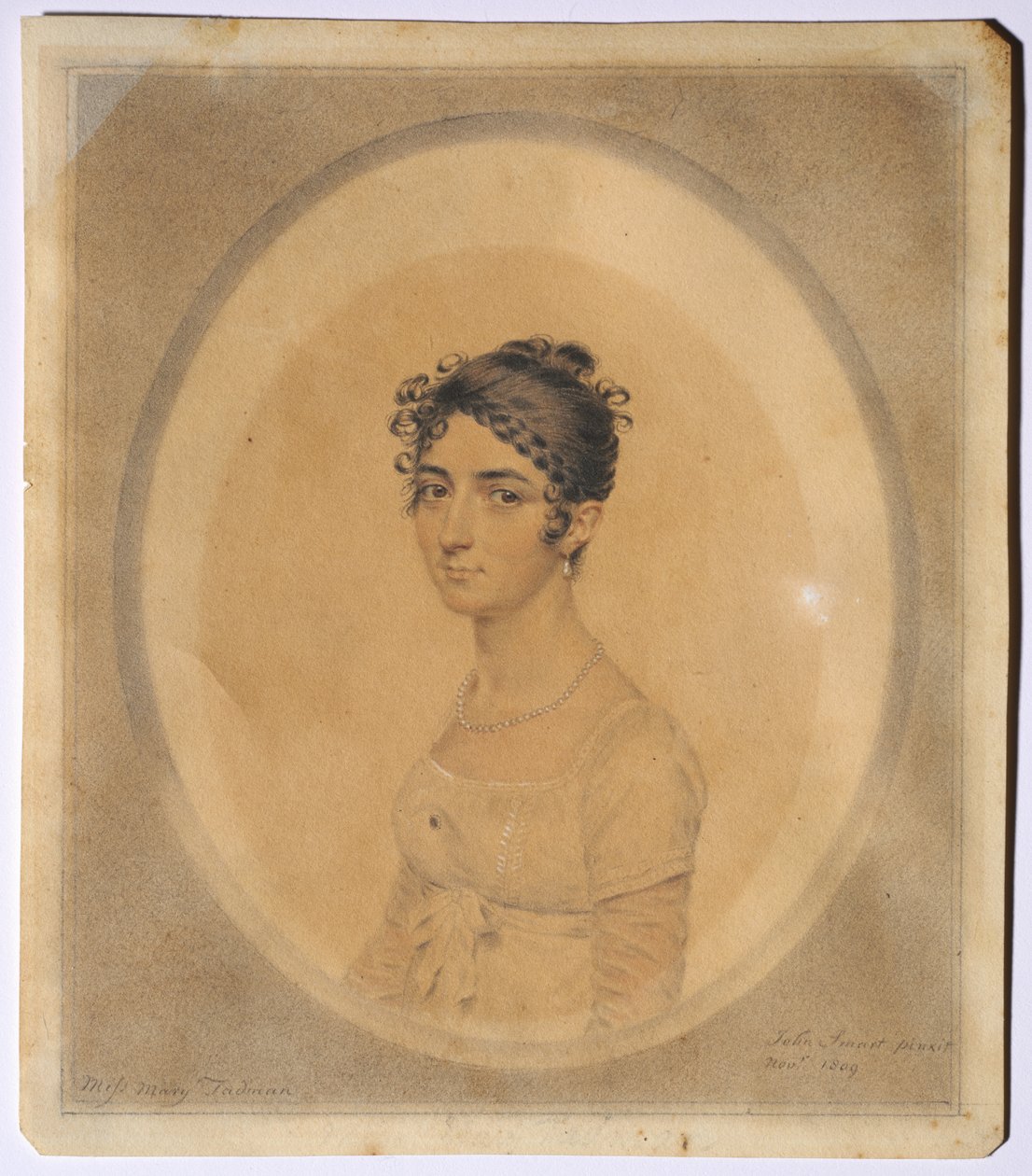 Portrait of Miss Mary Tadman by John I Smart