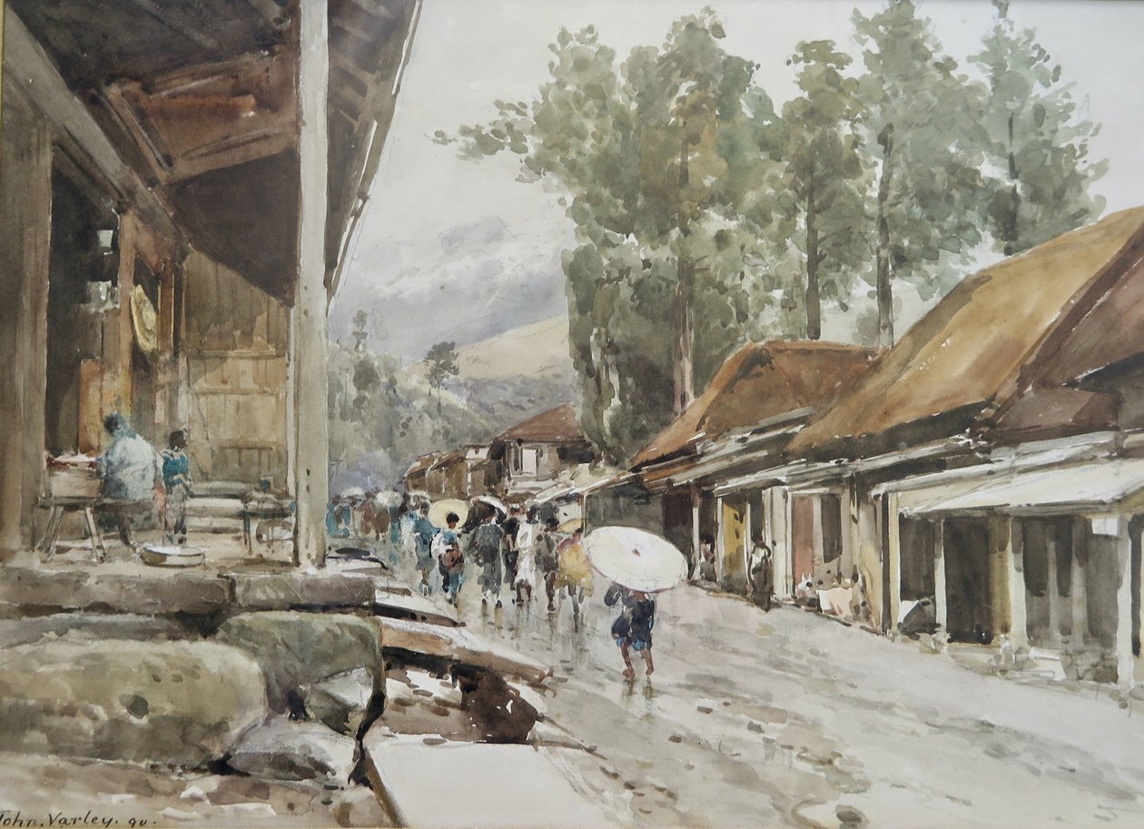 A Rainy Day at Nikko by John Jnr. Varley