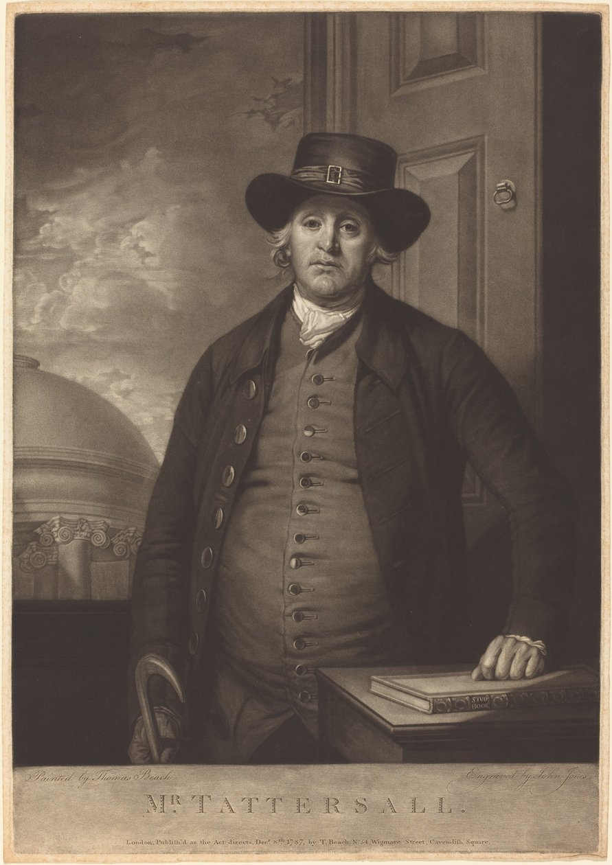 Richard Tattersall by John Jones after Thomas Beach