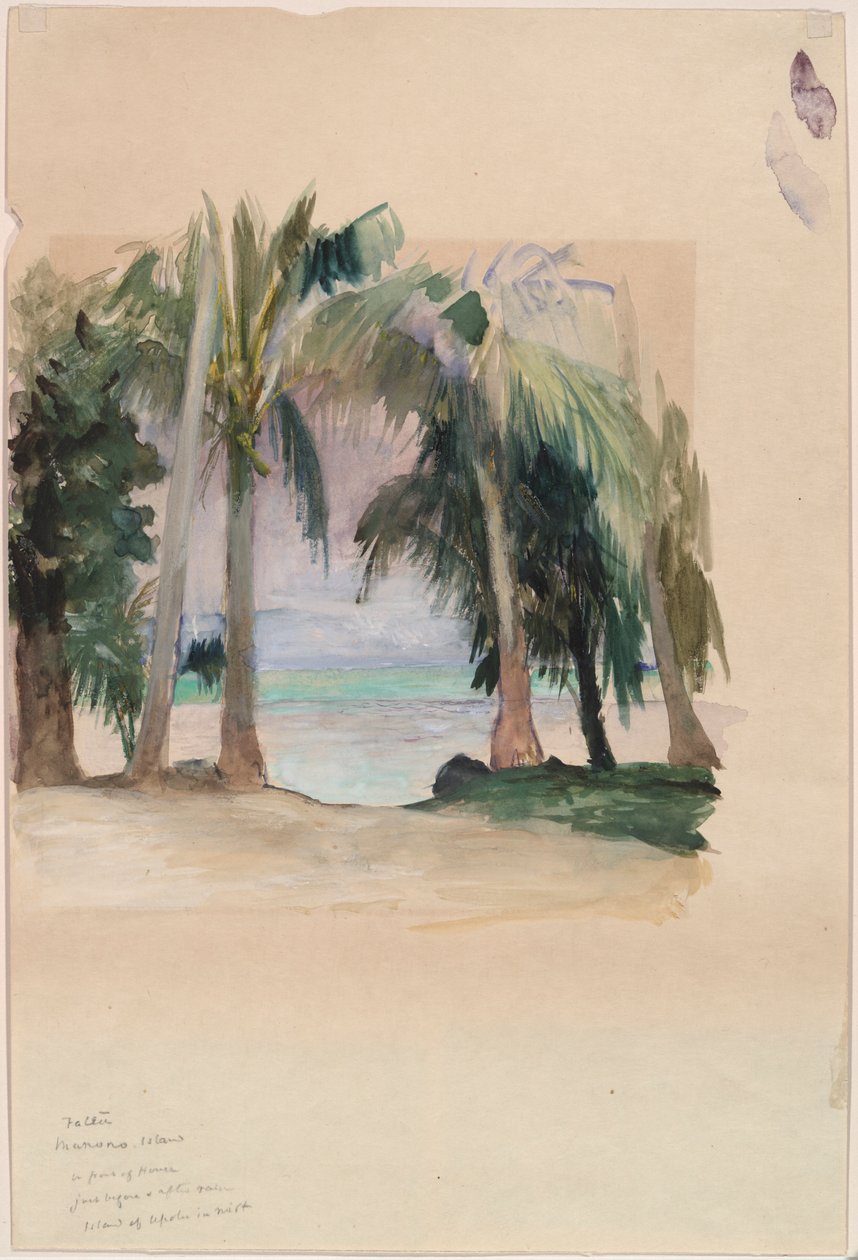 Palms by the Sea by John La Farge