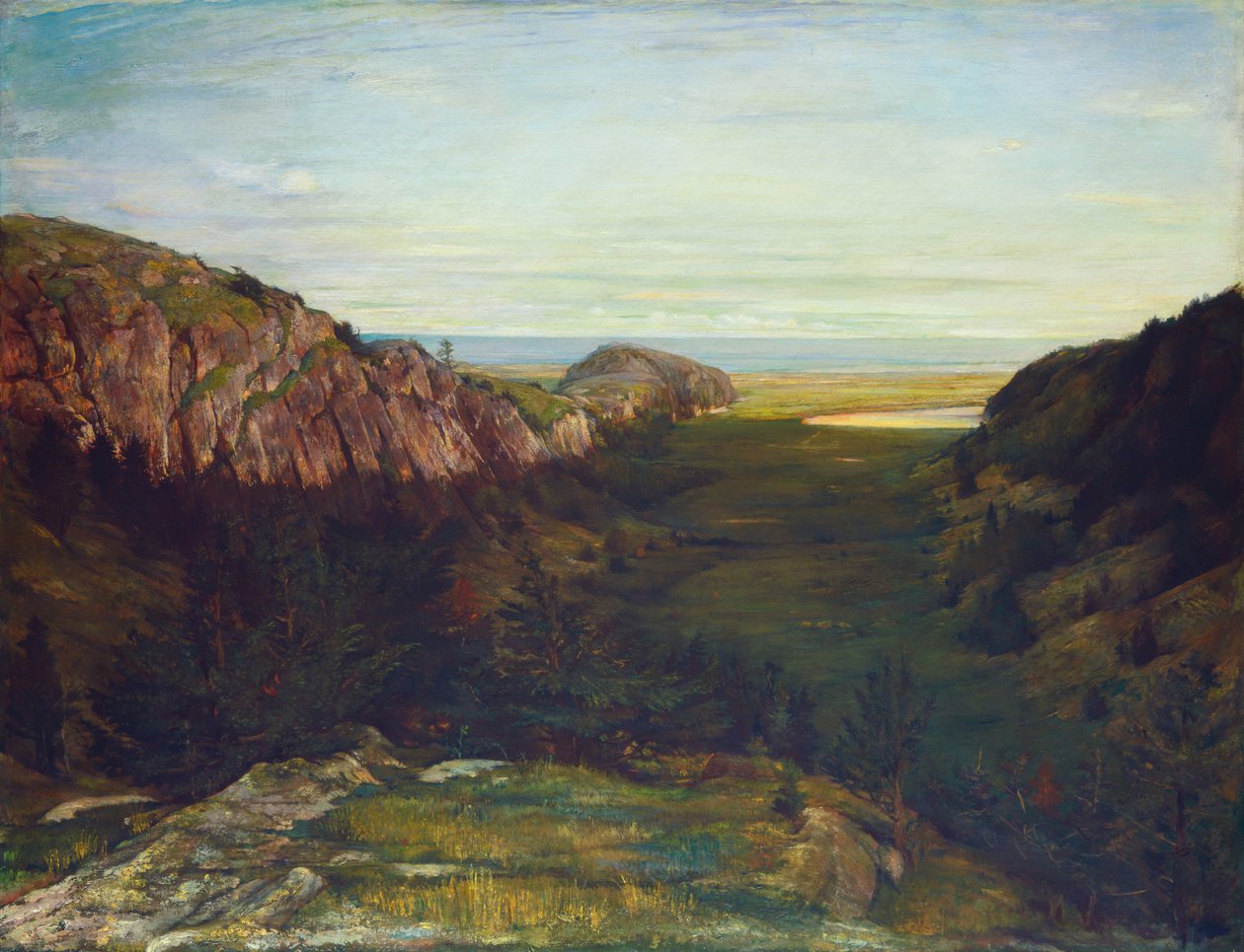 The Last Valley - Paradise Rocks by John La Farge