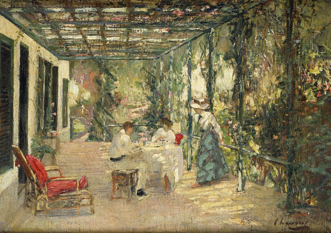Breakfast on the Terrace by John Lavery