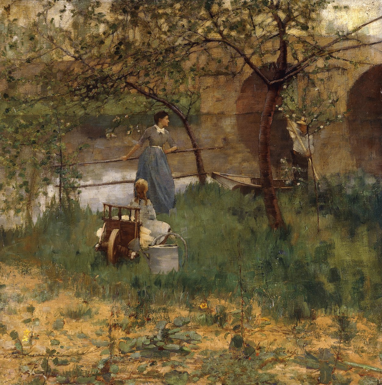 On the Loing by John Lavery