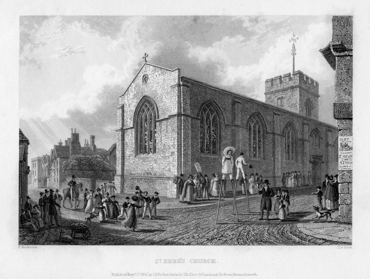 St Ebbes Church, Oxford by John Le Keux