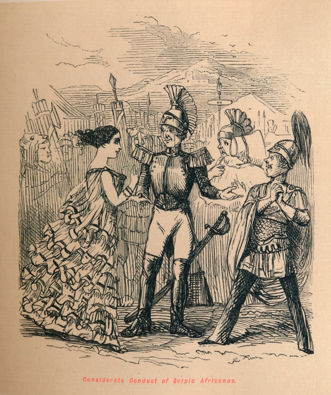 Considerate Conduct of Scipio Africanus by John Leech