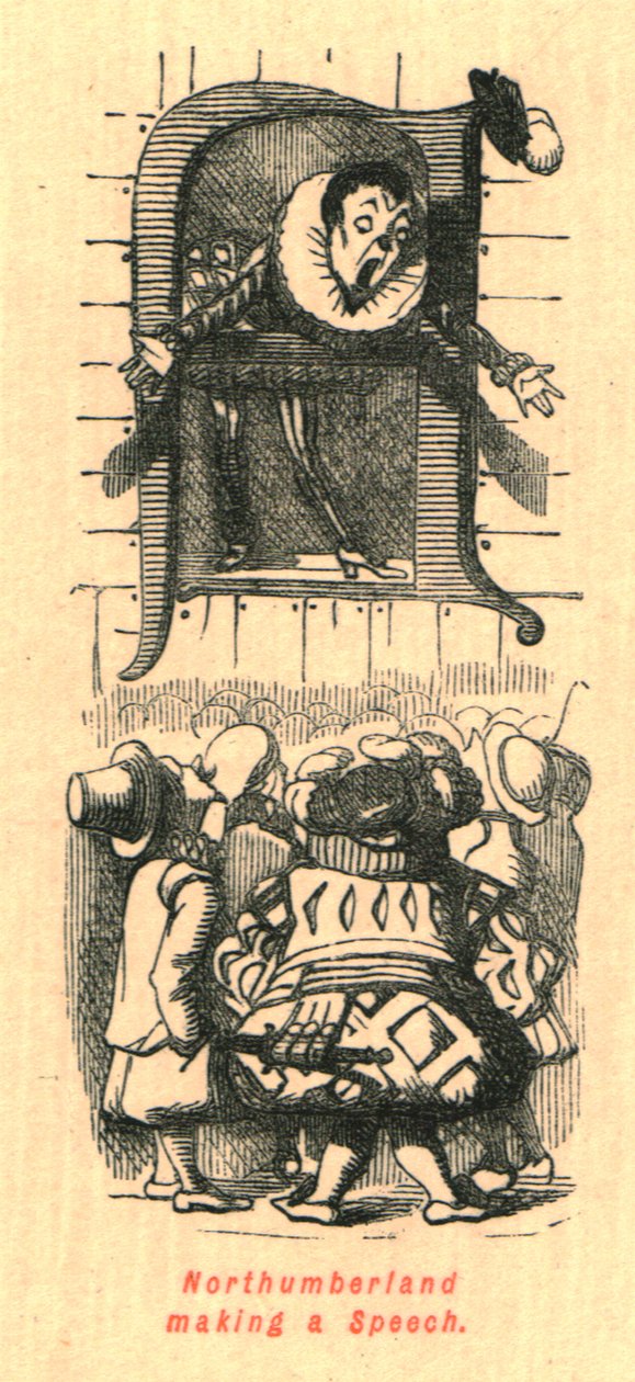 Northumberland Making a Speech by John Leech