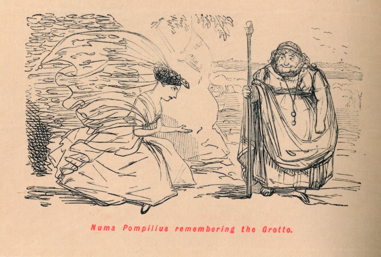 Numa Pompilius remembering the Grotto by John Leech