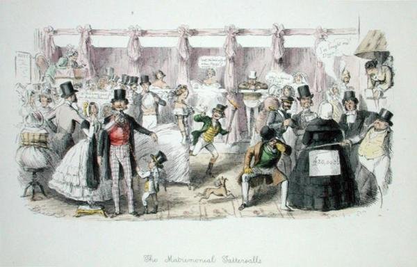 The Matrimonial Tattersalls by John Leech