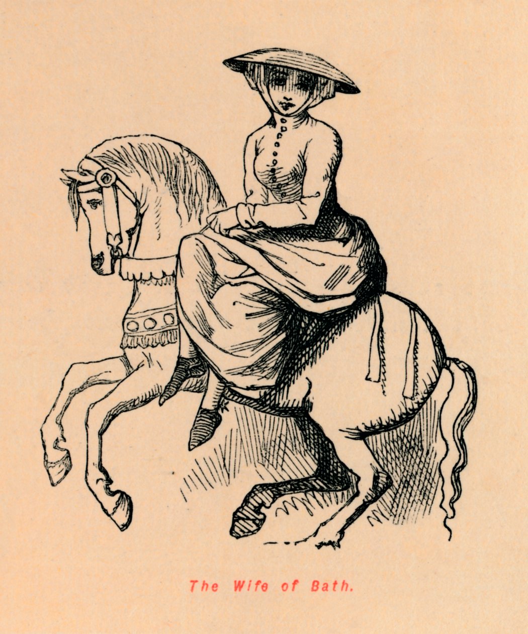 The Wife of Bath by John Leech
