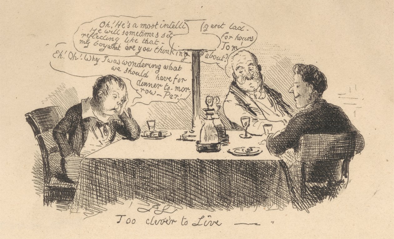 Too Clever to Live by John Leech