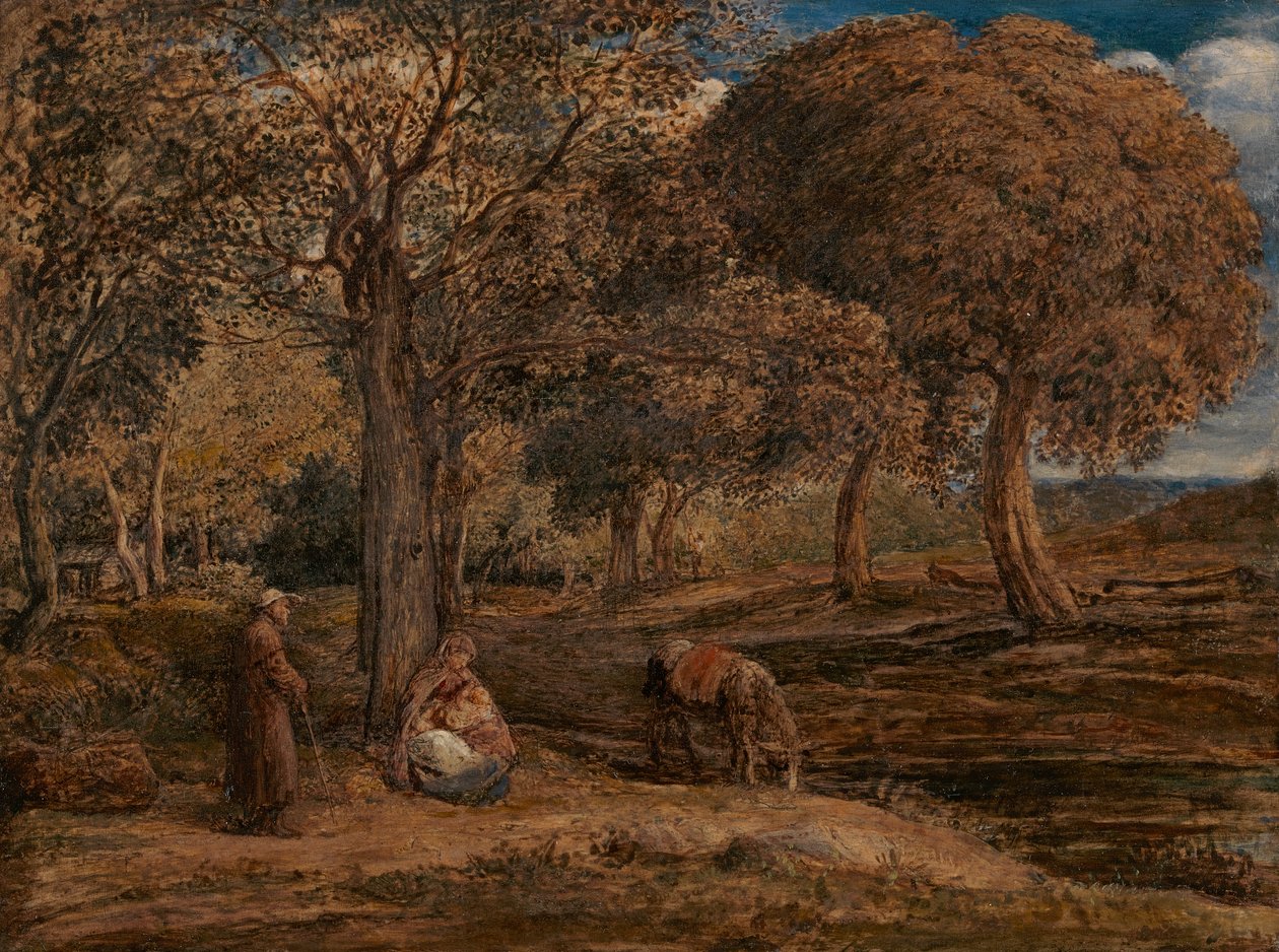 The Rest on the Flight into Egypt by John Linnell