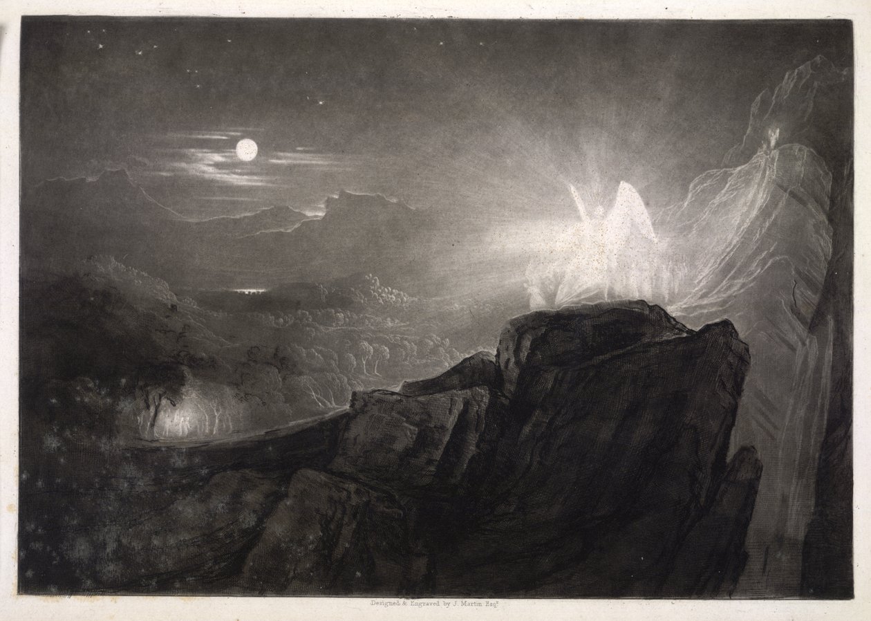 Illustration from Paradise Lost by John Martin
