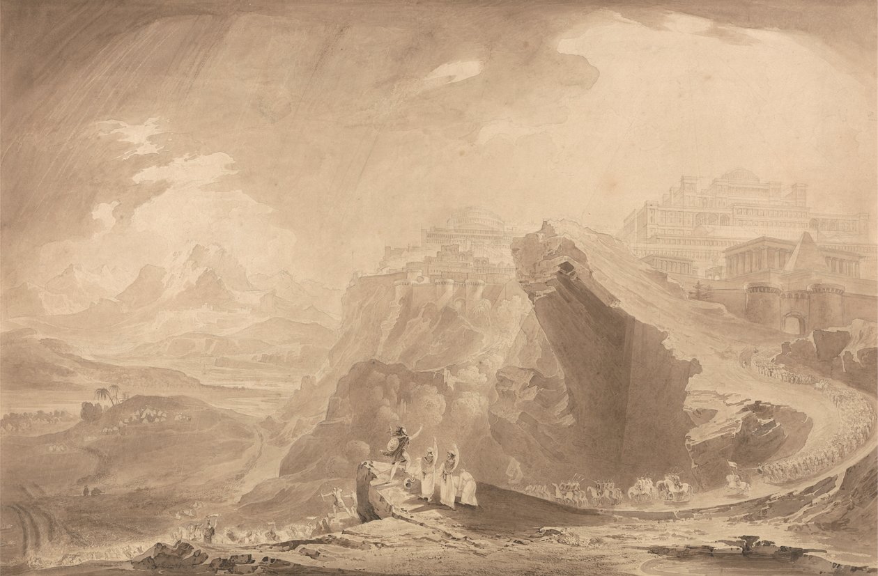 Joshua Commanding the Sun to Stand Still by John Martin