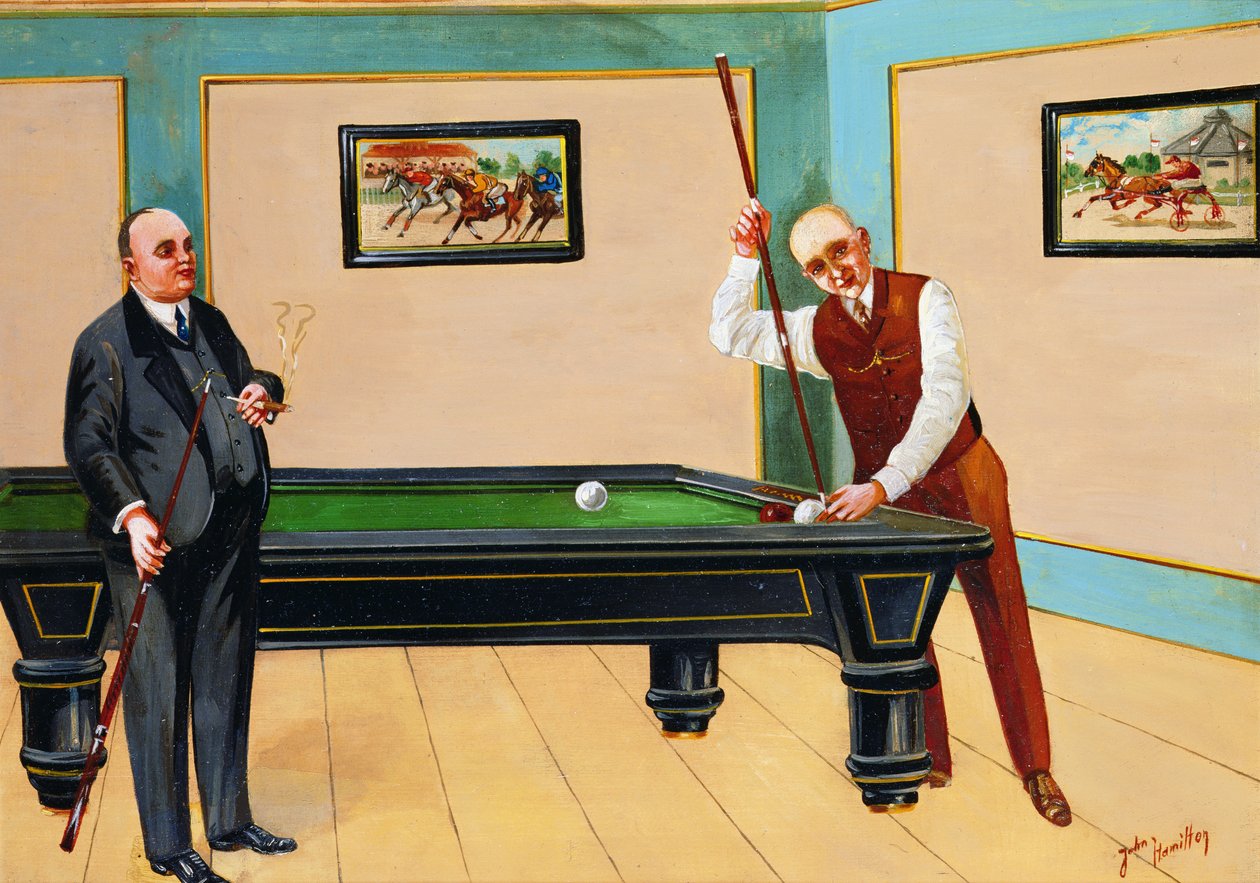 The Billards Match by John McLure Hamilton