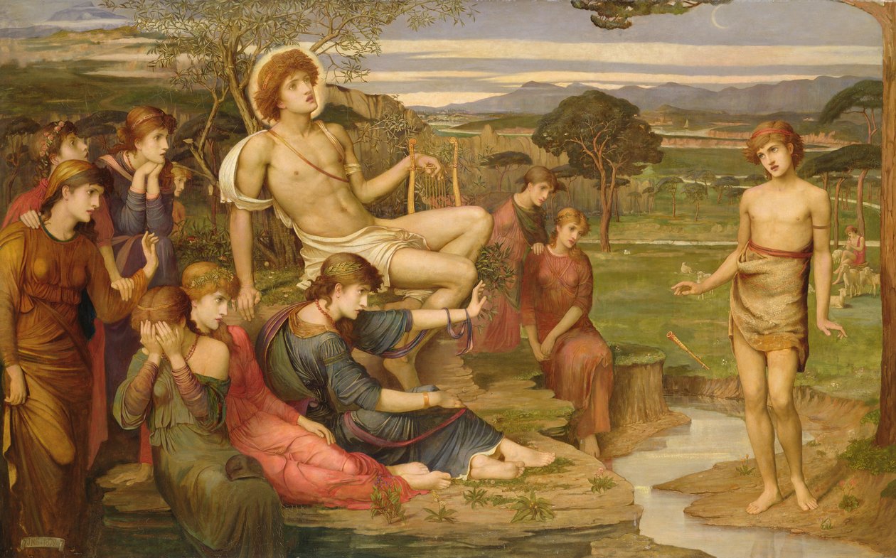 Apollo and Marsyas by John Melhuish Strudwick