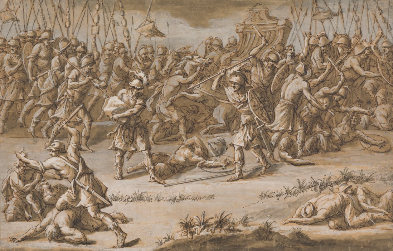 Illustration to the Iliad by John Michael Rysbrack