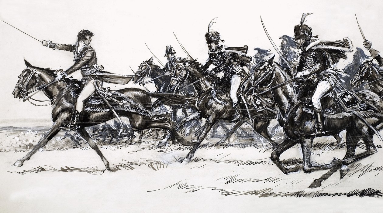 Cavalry Charge by John Millar Watt