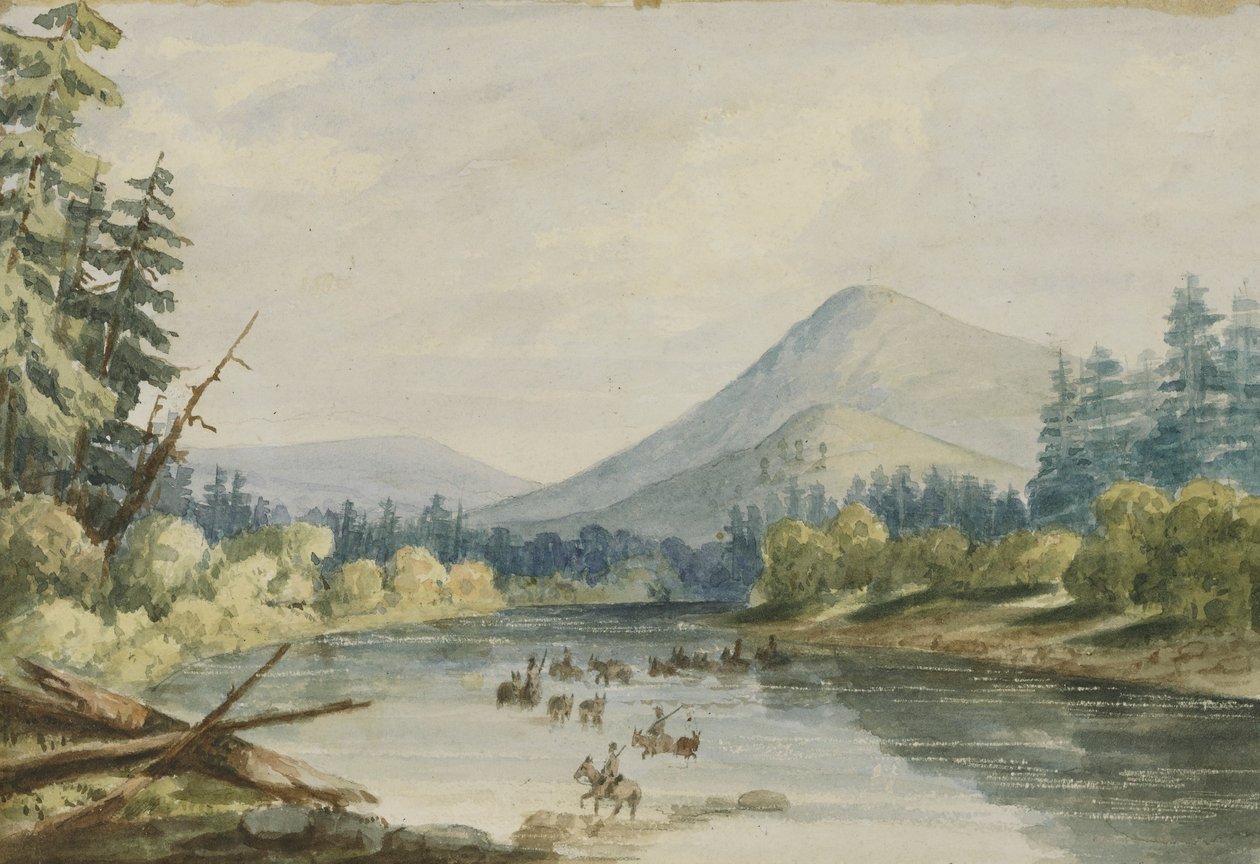 Crossing the Bitter Root by John Mix Stanley