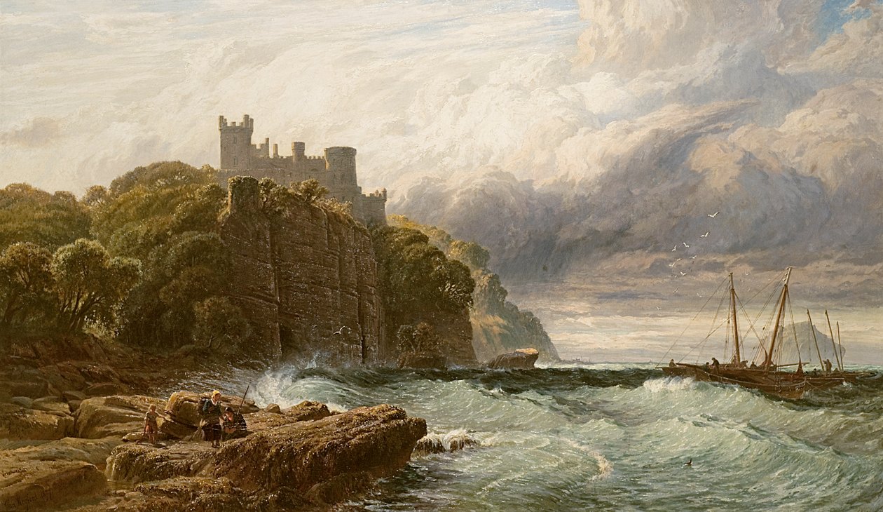 Culzean Castle, Ayrshire, 1877 by John Mogford