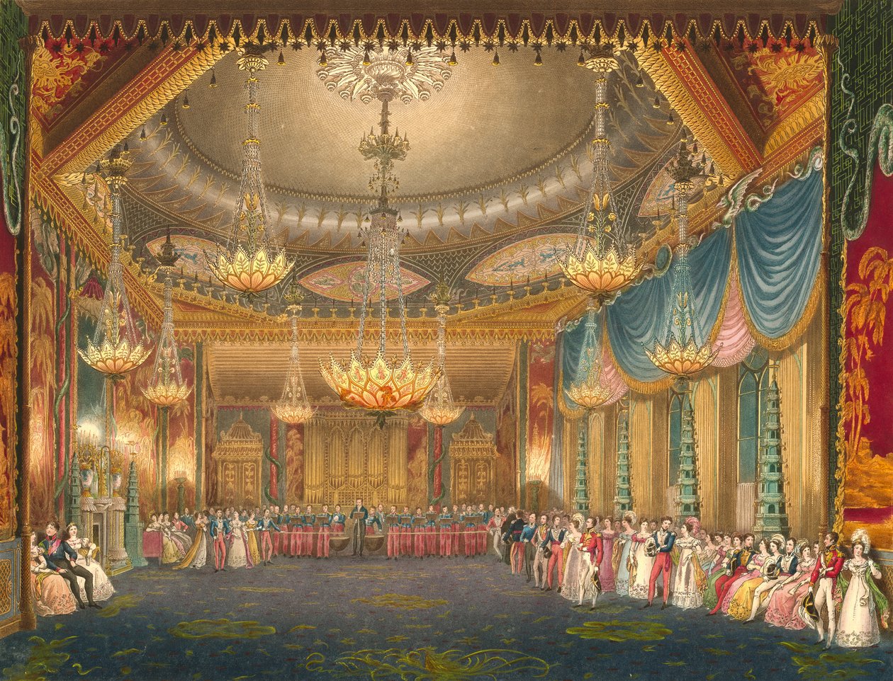 Music Room of the Royal Pavilion by John Nash