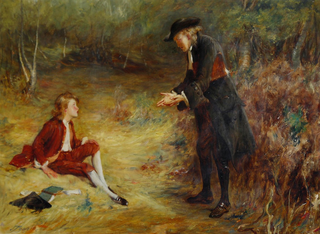 A Roadside Sermon by John Pettie
