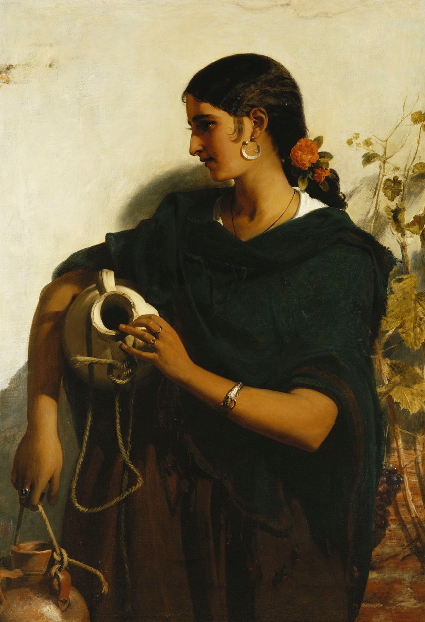 A Gypsy Water-Carrier of Seville, 1855 by John Phillip