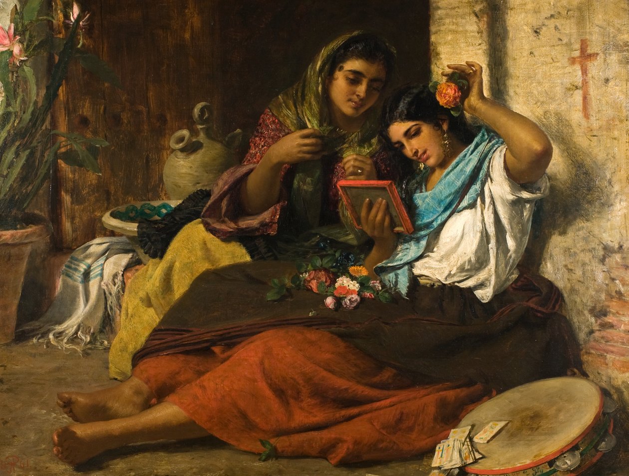 A Rose in Her Hair by John Phillip