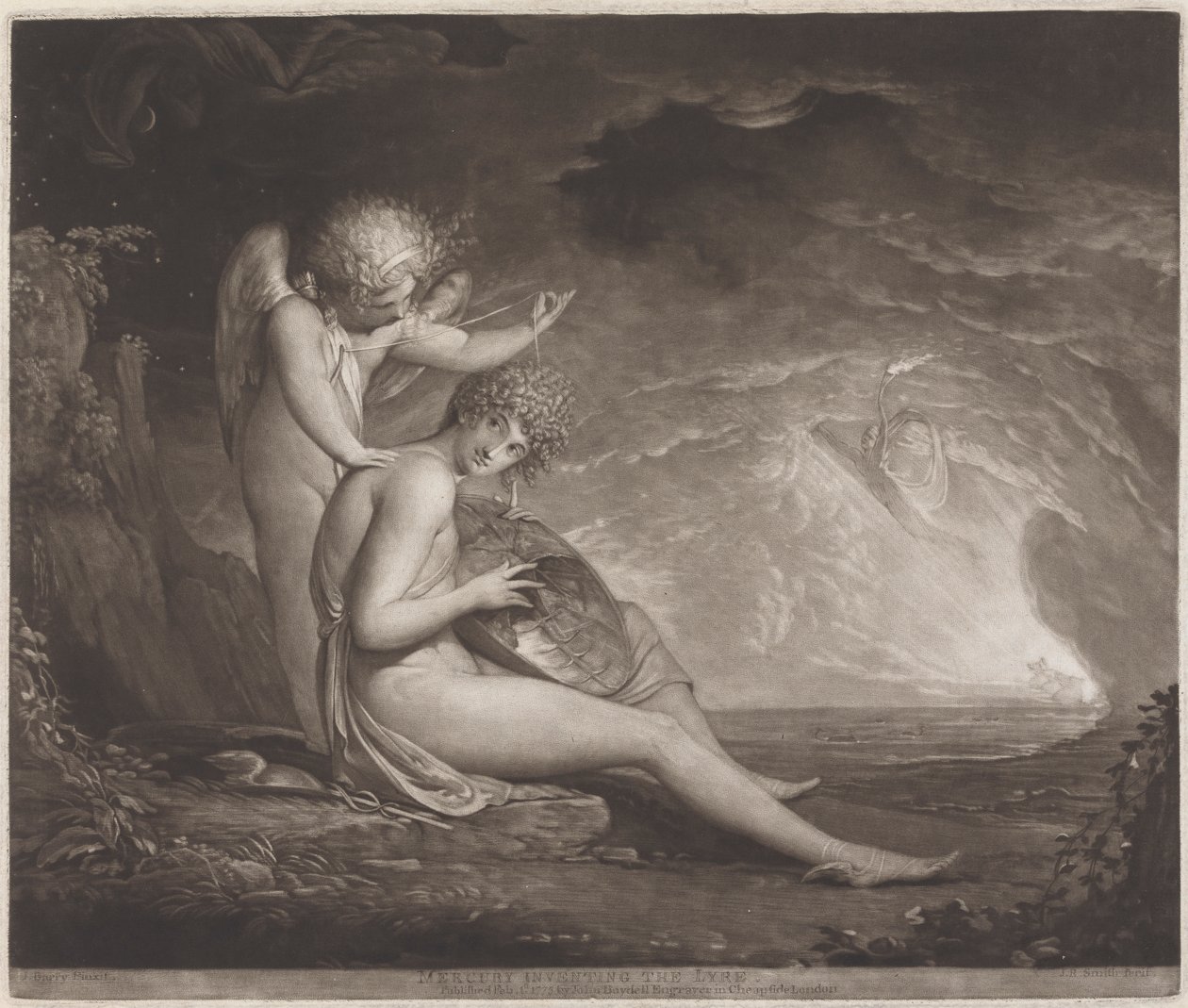 Mercury Inventing the Lyre by John Raphael Smith