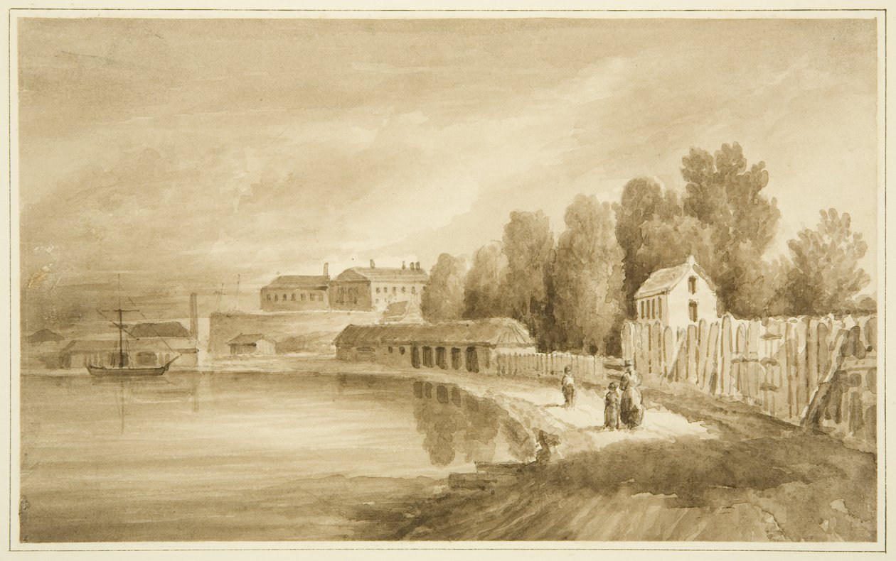 Ropewalk and Back of New Gaol by John Reverend Eden