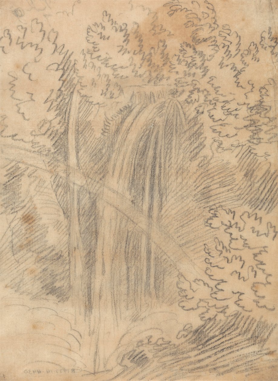 A Waterfall by John Robert Cozens