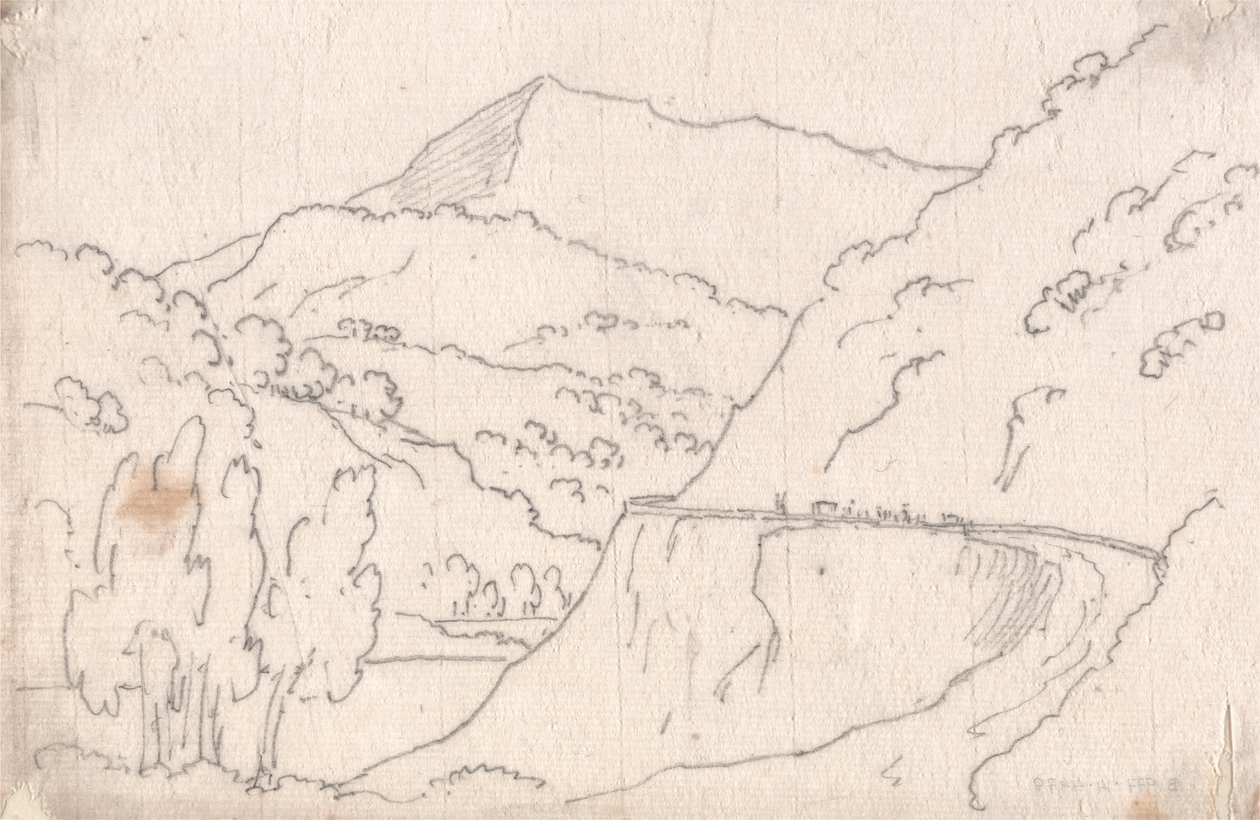 Between Tavarnelle & Capriano by John Robert Cozens