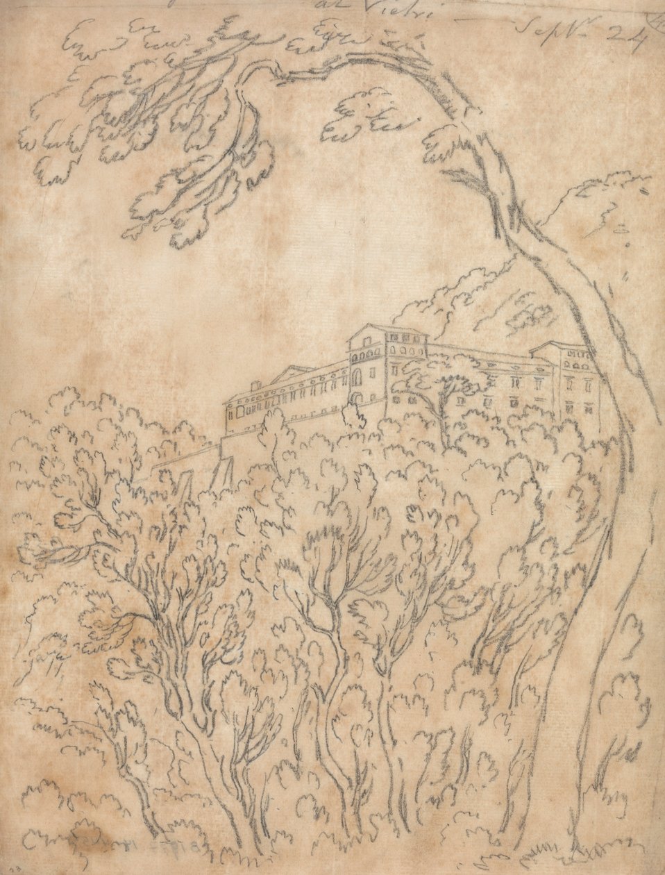 Convent at Vietri by John Robert Cozens