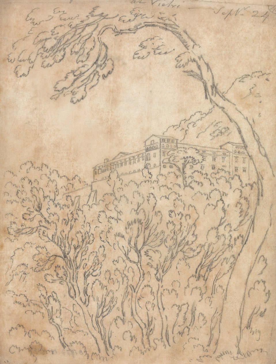 Convent at Vietri by John Robert Cozens