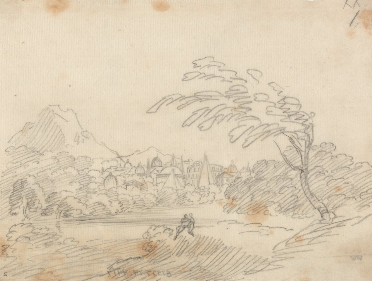 Distant View of an Imaginary City by John Robert Cozens