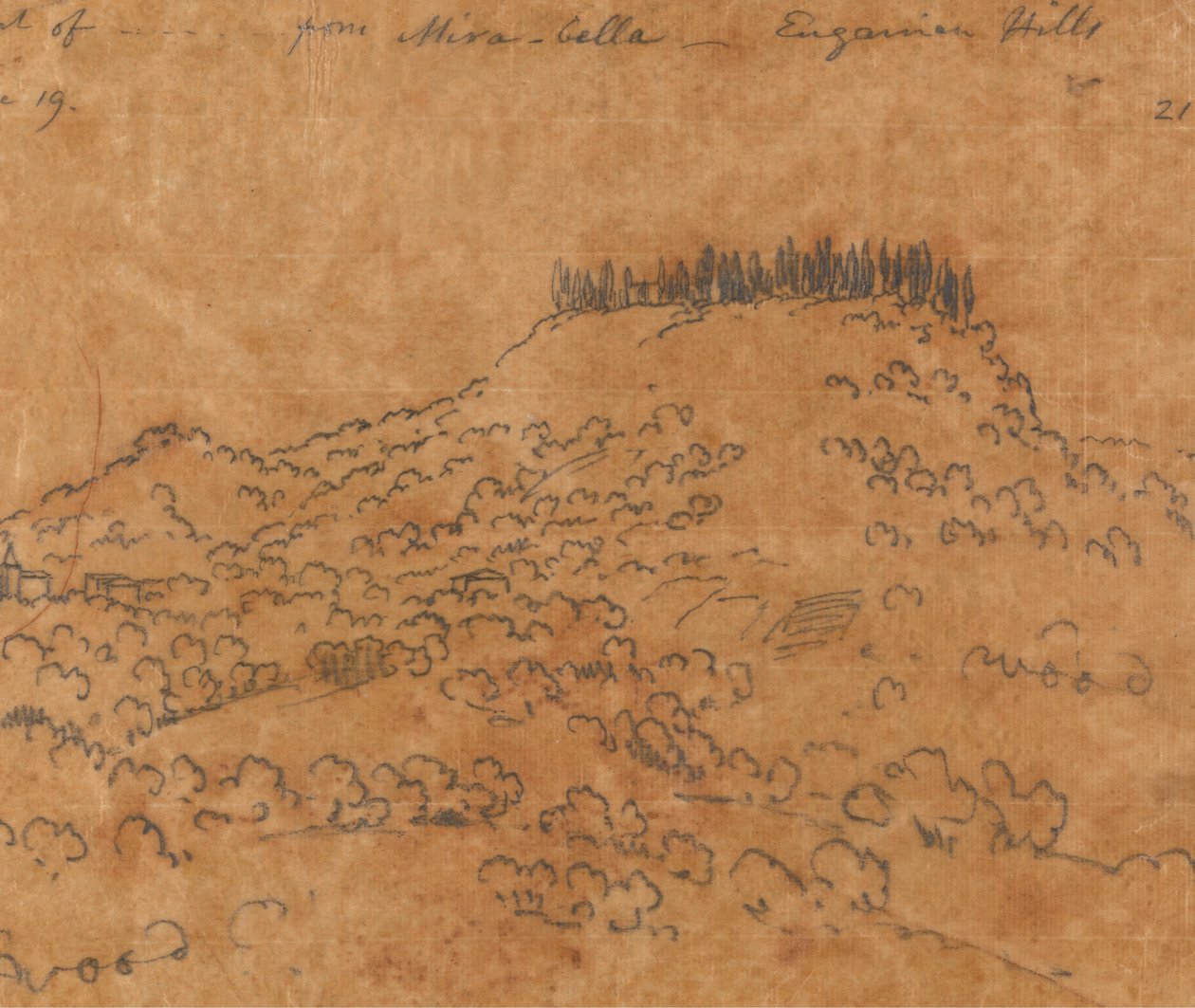 From Mirabella, Euganean Hills, June 19 by John Robert Cozens