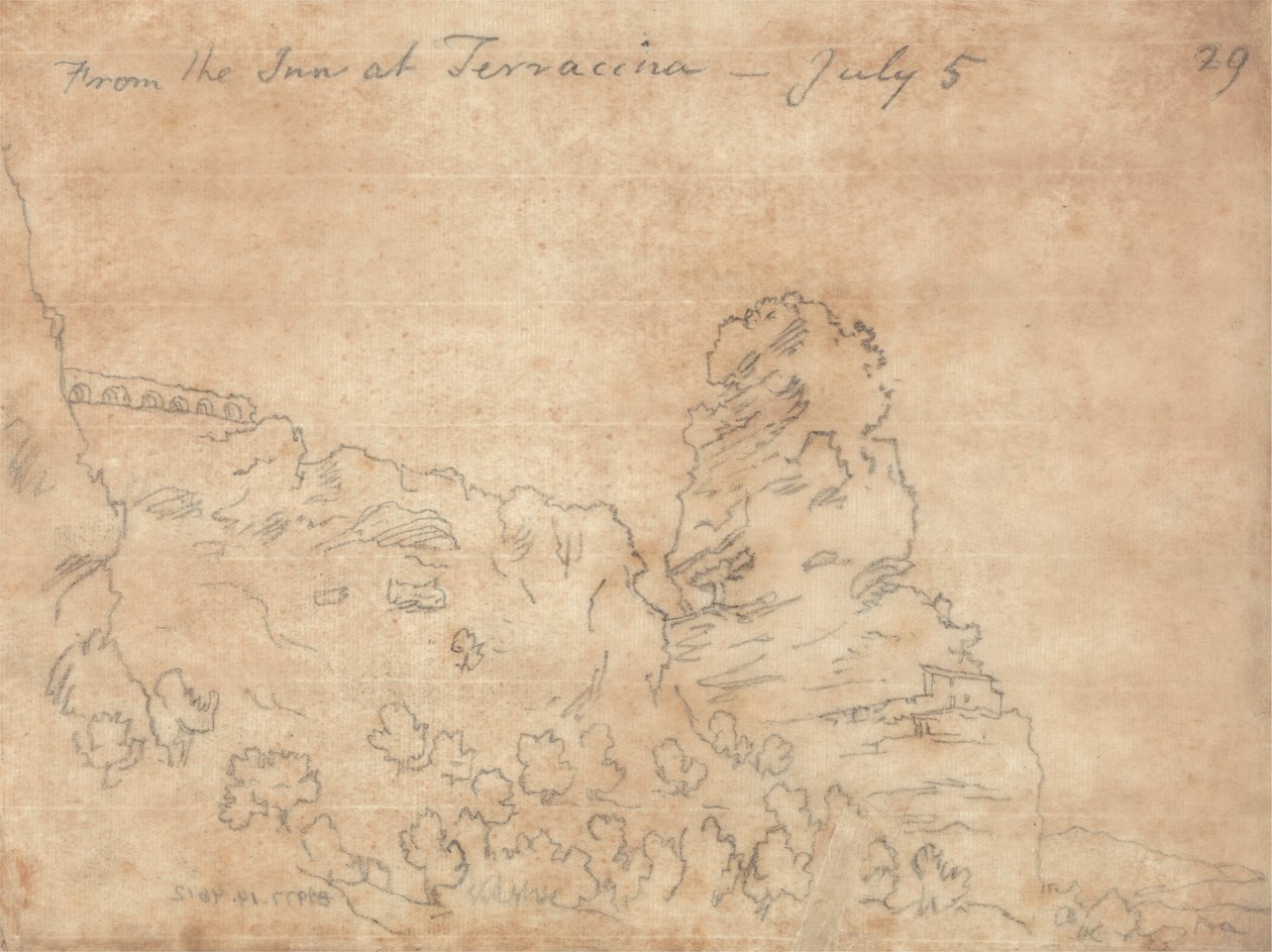 From the Inn at Terracina by John Robert Cozens