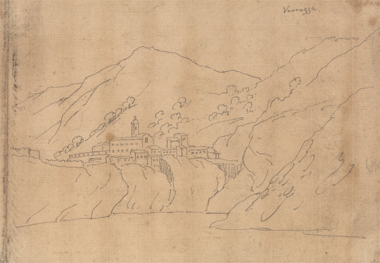 Vernazza by John Robert Cozens