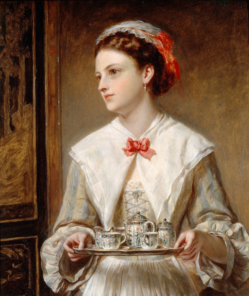 The Waitress by John Robert Dicksee