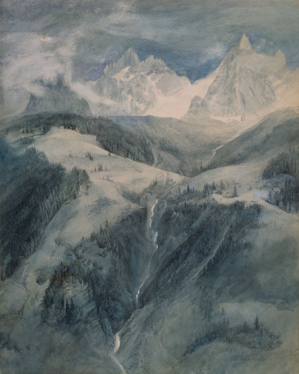 The Cascade of Madness, Chamonix by John Ruskin