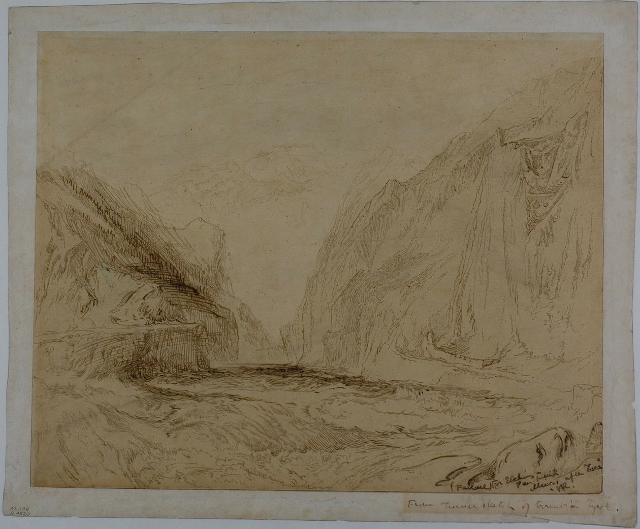Torrent in Tyrol by John Ruskin