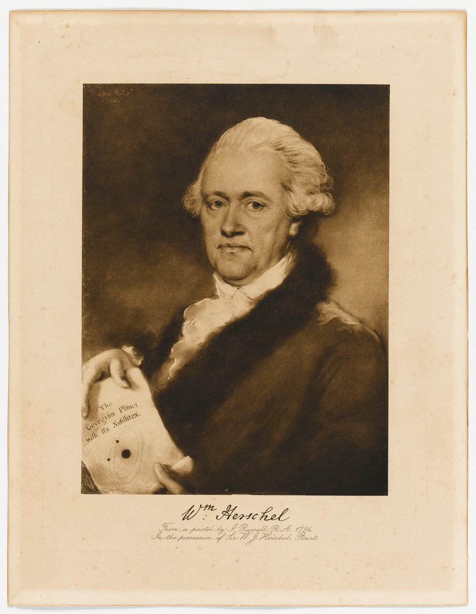 Sir William Herschel (1738-1822) by John Russell